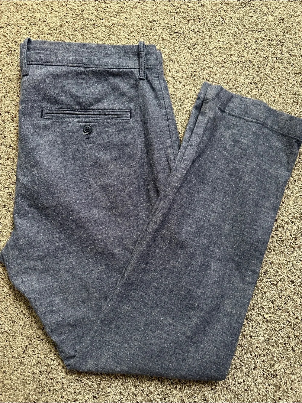 J crew 484 slim fit Men's Blue Dress Pants size 36W32L